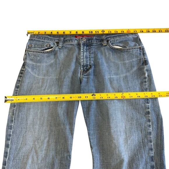 Express X2-W4 Low Rise Boot Leg Regular Fit Denim Jeans Womens 12 Casual - Picture 8 of 11